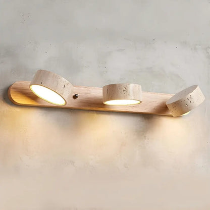 Travertine Array Designer Wall Light