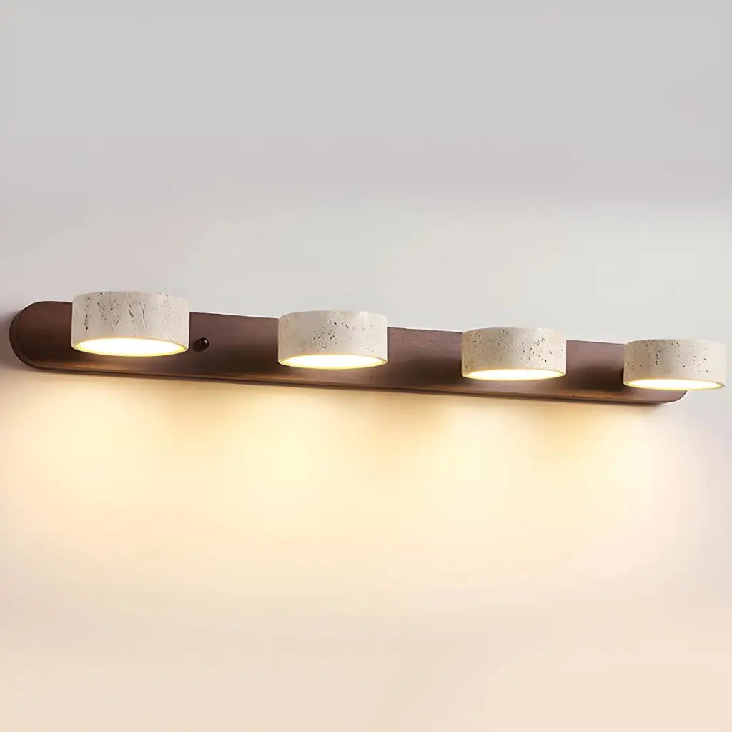 Travertine Minimalist Adjustable LED Bathroom Vanity Light