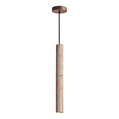Ariis Travertine Minimalist Linear Ceiling Light