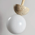 Jonas Minimalist Travertine LED Pendant Light