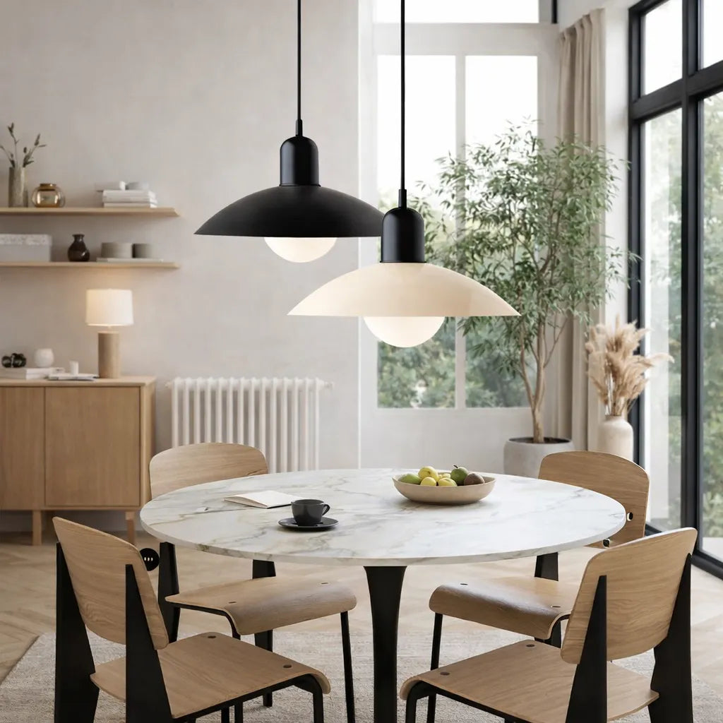 Vertex Mid-Century Modern Dome Pendant Light