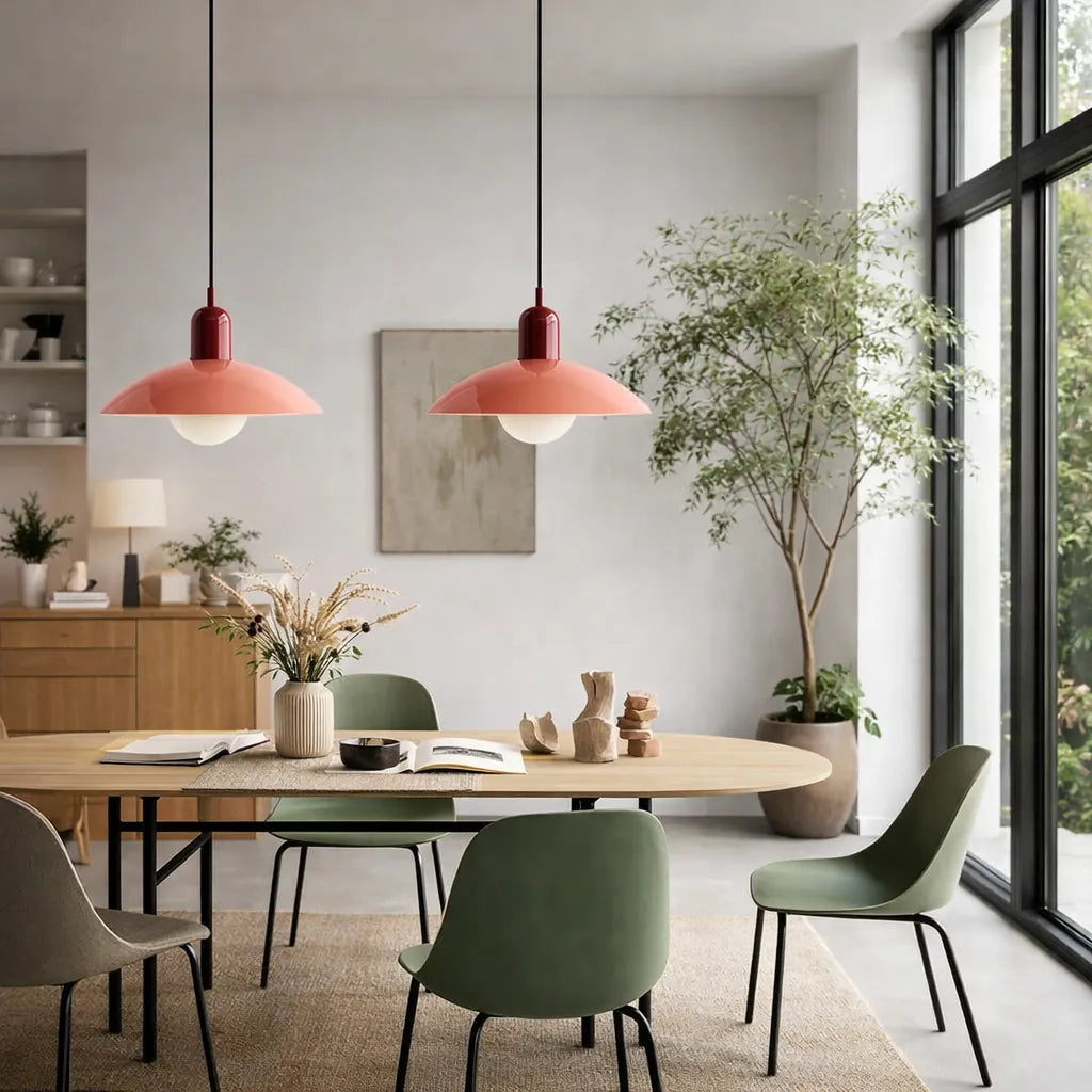 Vertex Mid-Century Modern Dome Pendant Light