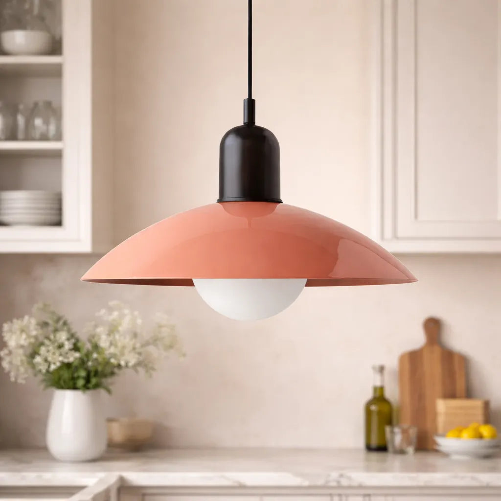 Vertex Mid-Century Modern Dome Pendant Light