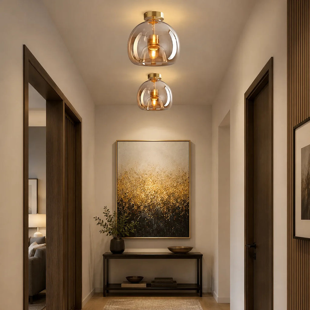 Vianne Retro 1-Light Glass Ceiling & Pendant Light