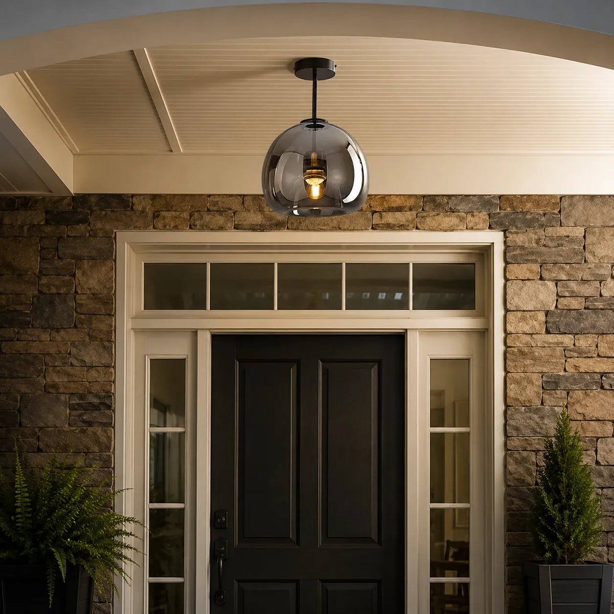 Vianne Retro 1-Light Glass Ceiling & Pendant Light