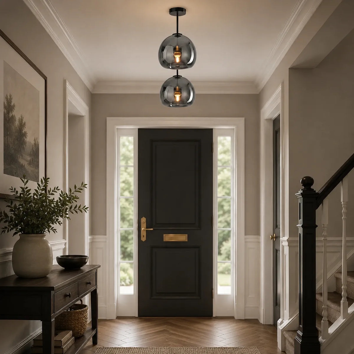 Vianne Retro 1-Light Glass Ceiling & Pendant Light