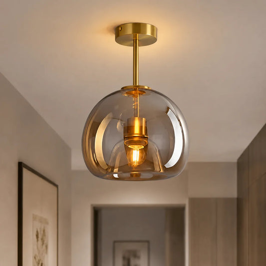 Vianne Retro 1-Light Glass Ceiling & Pendant Light