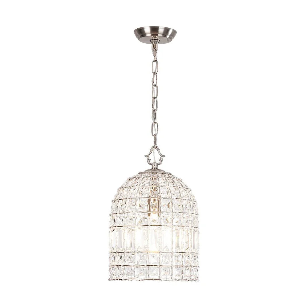 Lotte Vintage Crystal Birdcage Pendant Light