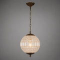 Vera Vintage Faceted Crystal Globe Chandelier