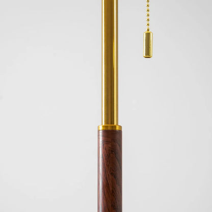 Vintage Pleated Fabric Marble Floor Lamp