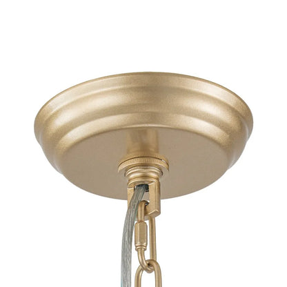 Vintage Tapered Linen Shade Conical Drum Pendant Light