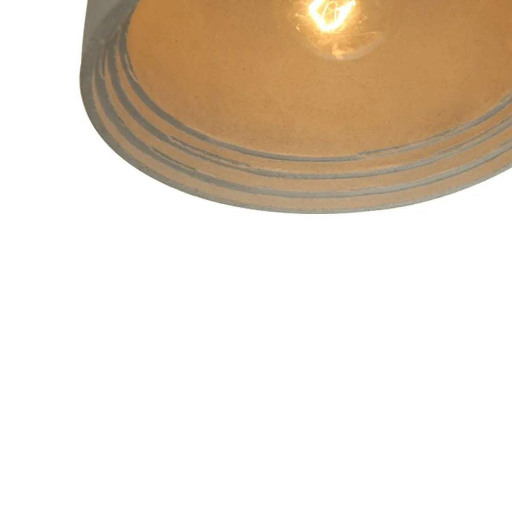 Juniper Wabi-Sabi Textured Cement Pendant Light