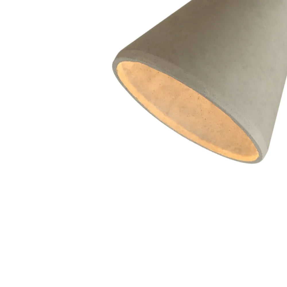 Juniper Wabi-Sabi Textured Cement Pendant Light