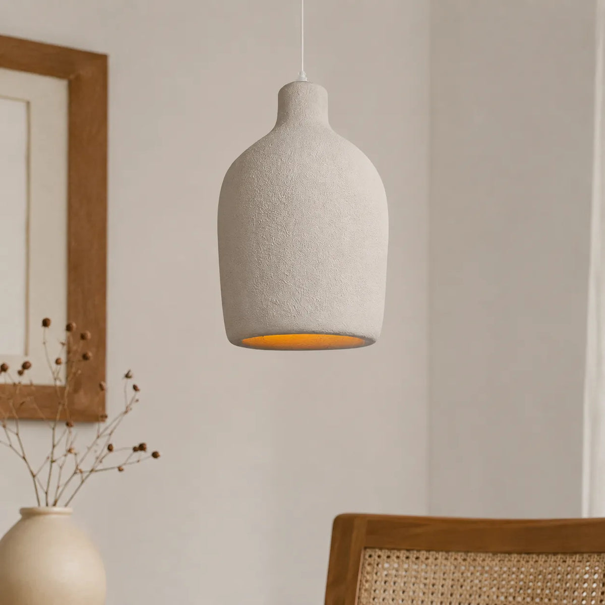 Reeve Wabi-Sabi Sculptural Vase Pendant Light
