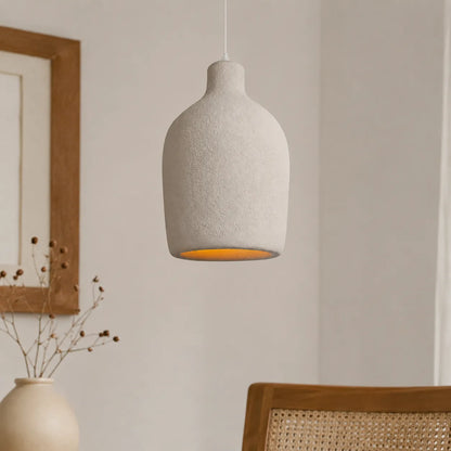 Wabi-Sabi Tapered Resin Pendant Light