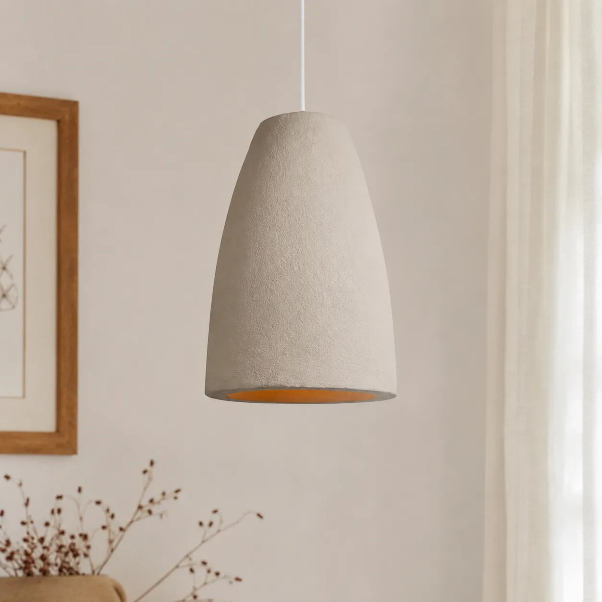 Reeve Wabi-Sabi Sculptural Vase Pendant Light