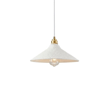 Wabi-Sabi Textured Ceramic Pendant Light