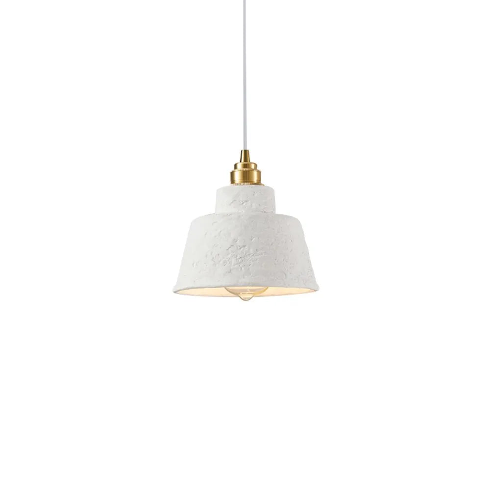 Basil Wabi-Sabi Textured Ceramic Pendant Light