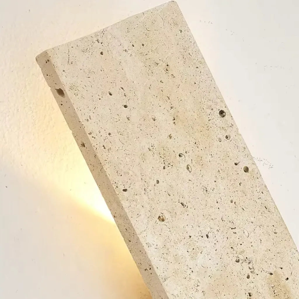 Lisette Modern Natural Stone IP65 LED Outdoor Wall Light