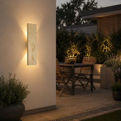 Waterproof Natural Stone LED Outdoor Wall Light