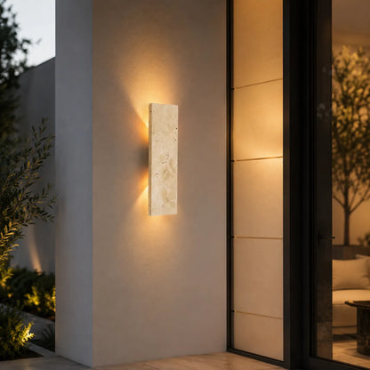 Waterproof Natural Stone LED Outdoor Wall Light