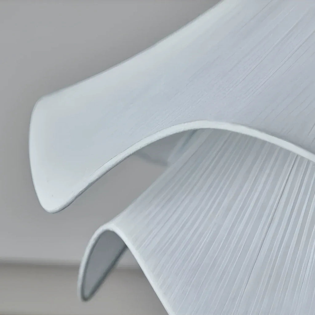 Vesper Minimalist Layered Fabric Wave Pendant Light