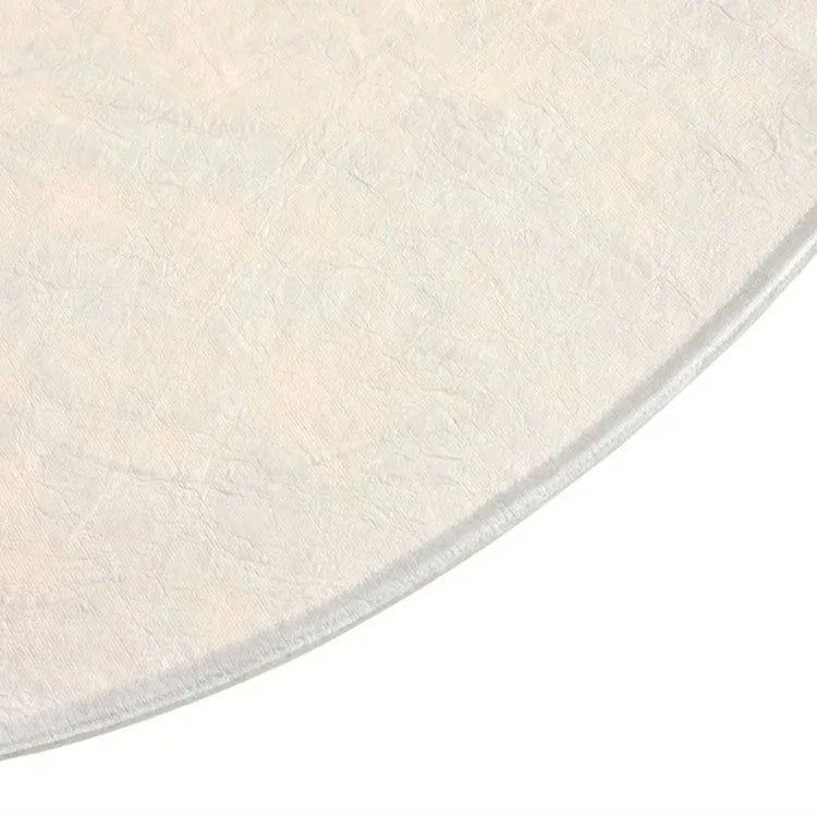 Elias Minimalist White Fabric Sculptural Pendant Light