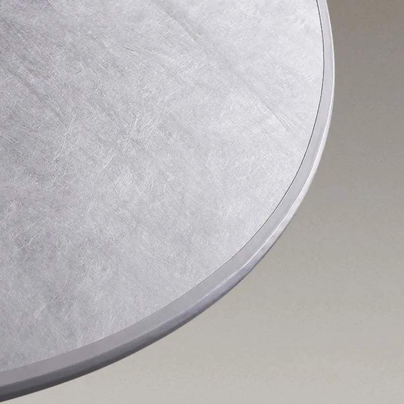 Elias Minimalist White Fabric Sculptural Pendant Light