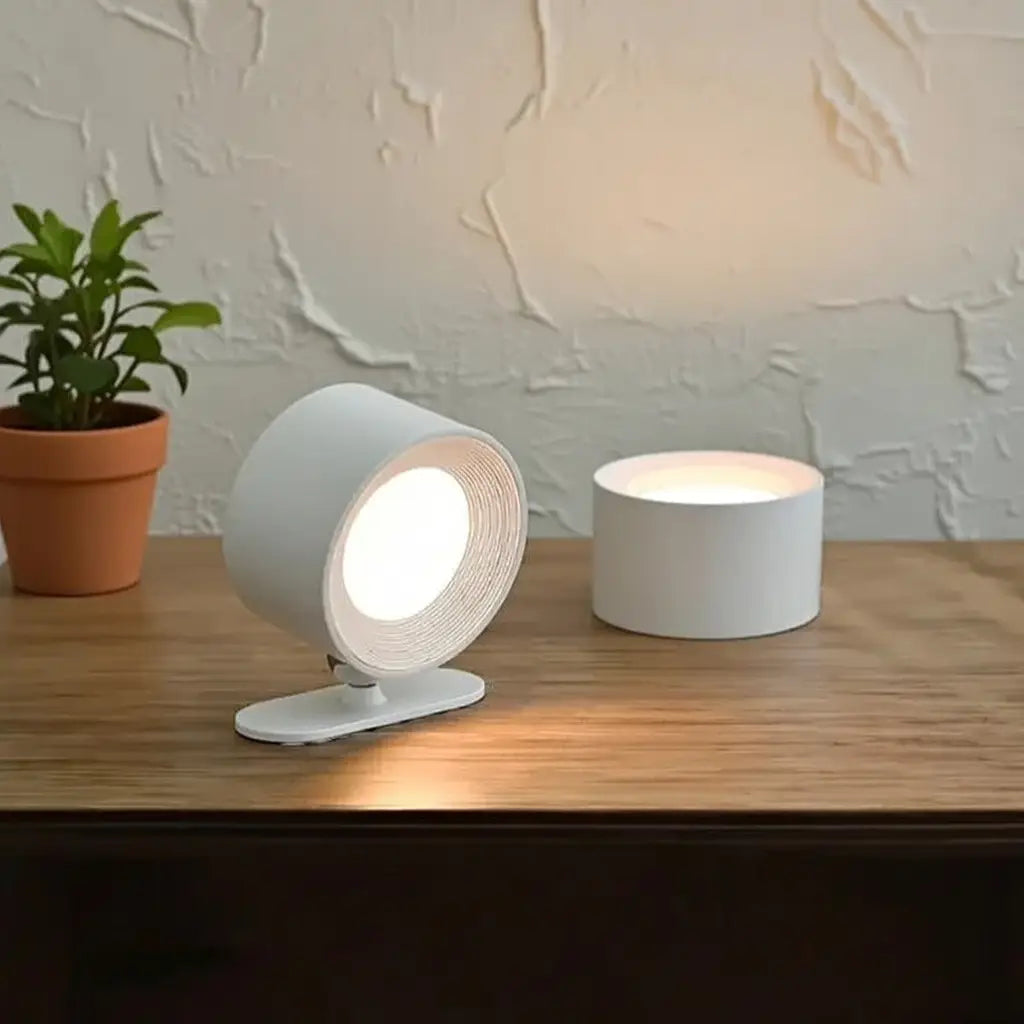 Wireless Stick-On Pivot Wall Light with Adjustable Head