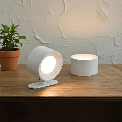 Wireless Stick-On Pivot Wall Light with Adjustable Head