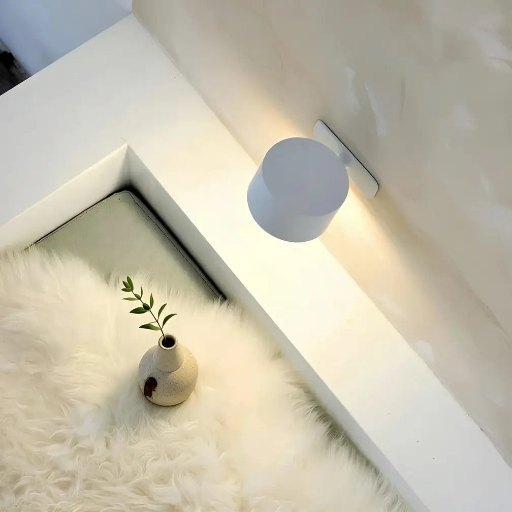 Wireless Stick-On Pivot Wall Light with Adjustable Head