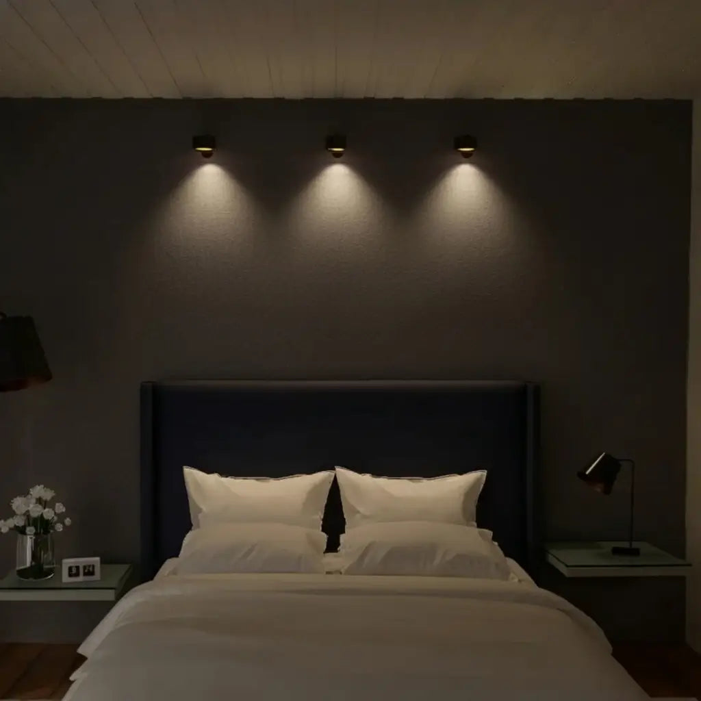 Wireless Stick-On Pivot Wall Light with Adjustable Head