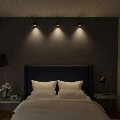 Wireless Stick-On Pivot Wall Light with Adjustable Head