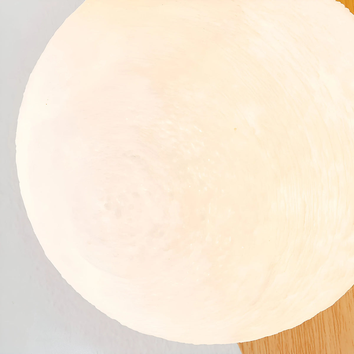 Tessa Modern Wood Accent Frosted Globe LED Wall Light