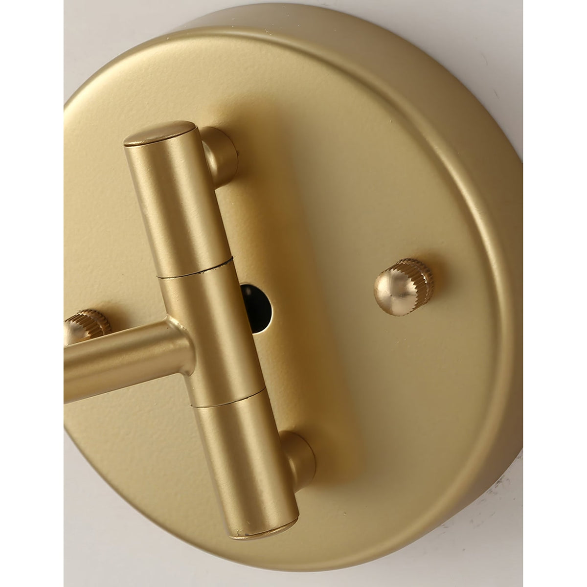 Adjustable Swing Arm Wall Sconce with Cylindrical LED Spotlight and Directional Reading Light - Image 37