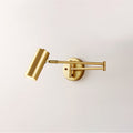 Adjustable Swing Arm Wall Sconce with Cylindrical LED Spotlight and Directional Reading Light - Image 41