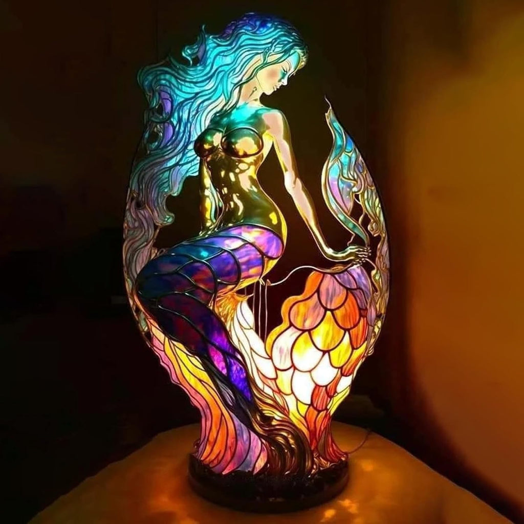 Animal Table Lamp with Stained Glass Design and Warm Ambient Glow - Image 17