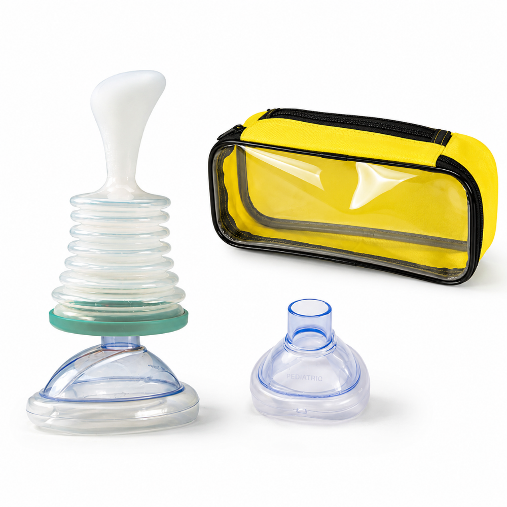 Anti Choking Device with Manual Airway Clearance Suction and Pediatric Masks - Image 4