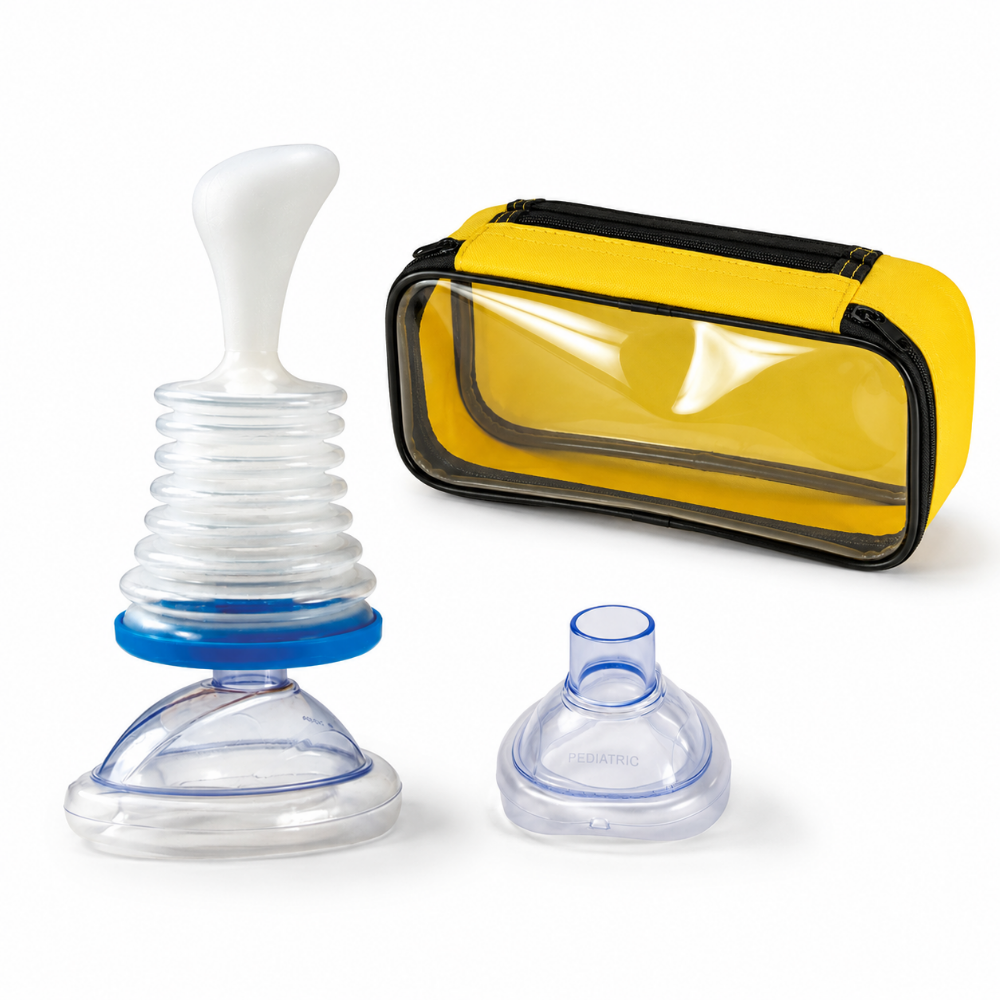 Anti Choking Device with Manual Airway Clearance Suction and Pediatric Masks - Image 7