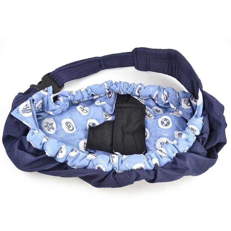 Baby Carrier Sling with Padded Shoulder Strap and Safety Harness - Image 2