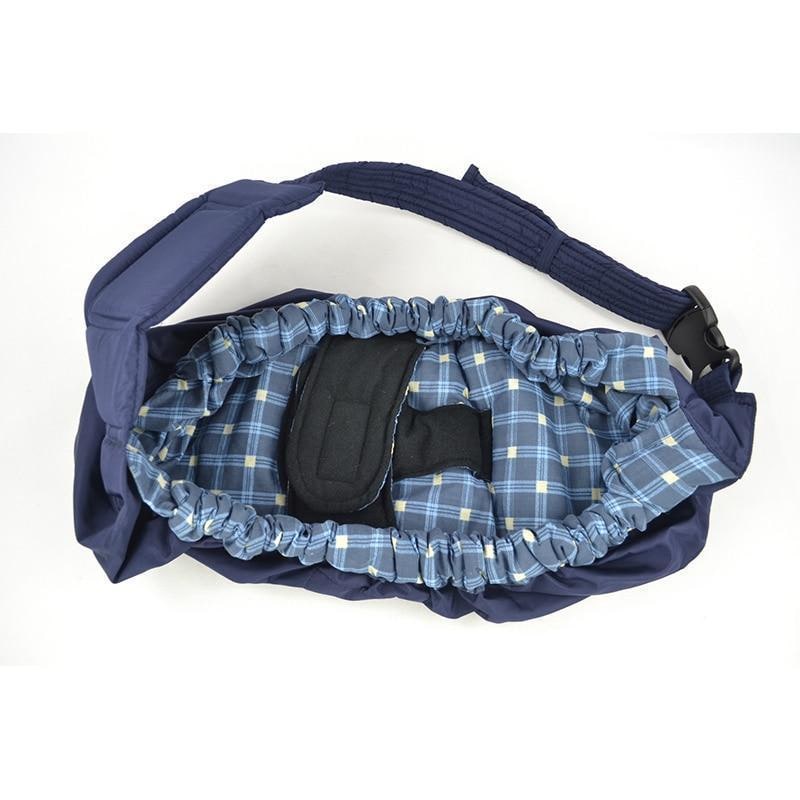 Baby Carrier Sling with Padded Shoulder Strap and Safety Harness - Image 4