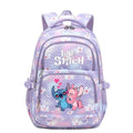 Back to School Quilted Backpack with Character Print and Multiple Pockets - Image 1