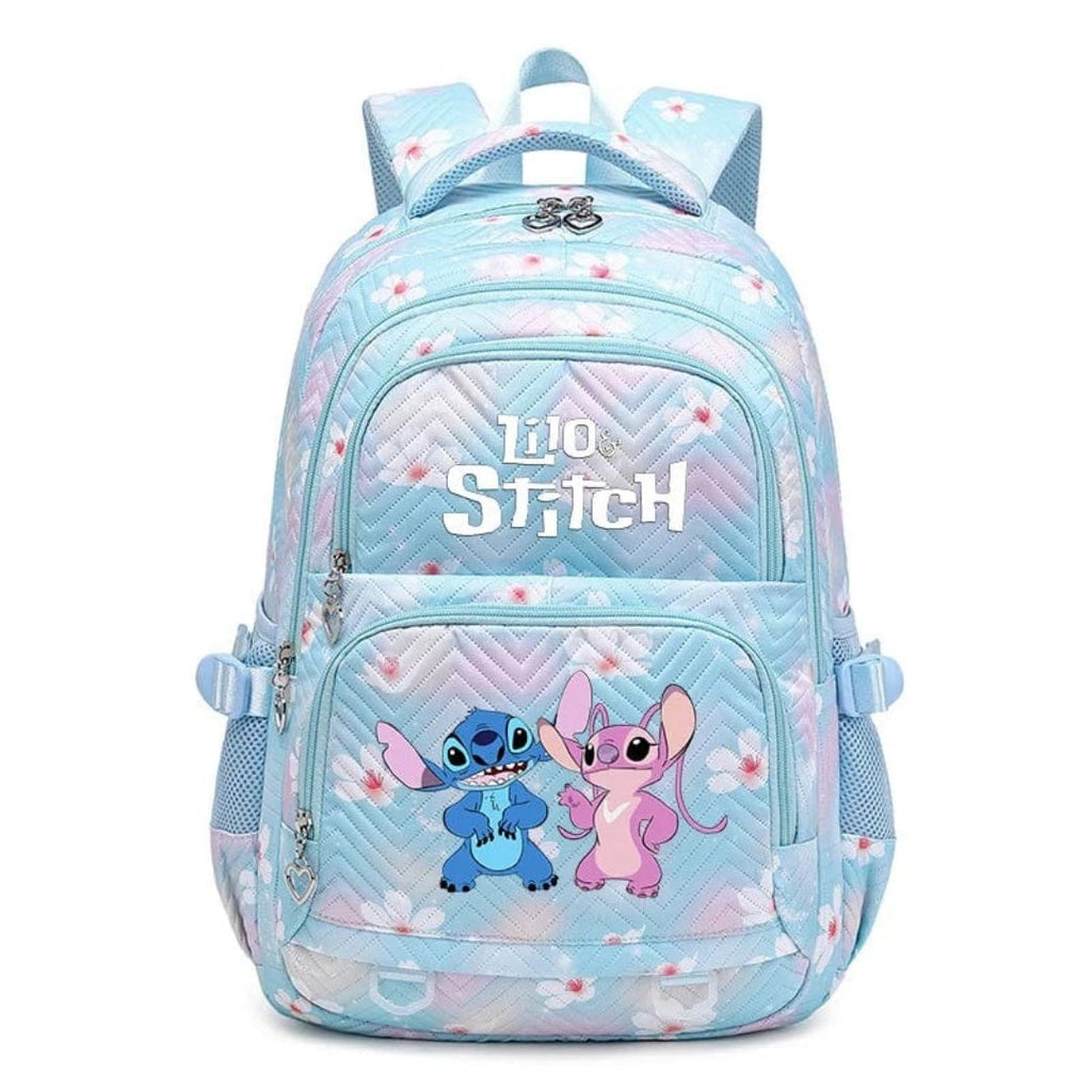 Back to School Quilted Backpack with Character Print and Multiple Pockets - Image 12