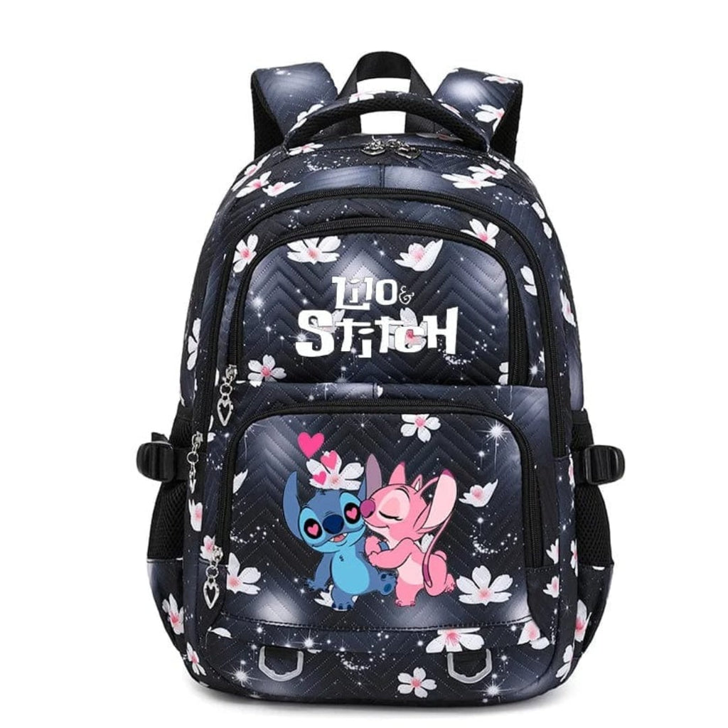 Back to School Quilted Backpack with Character Print and Multiple Pockets - Image 18