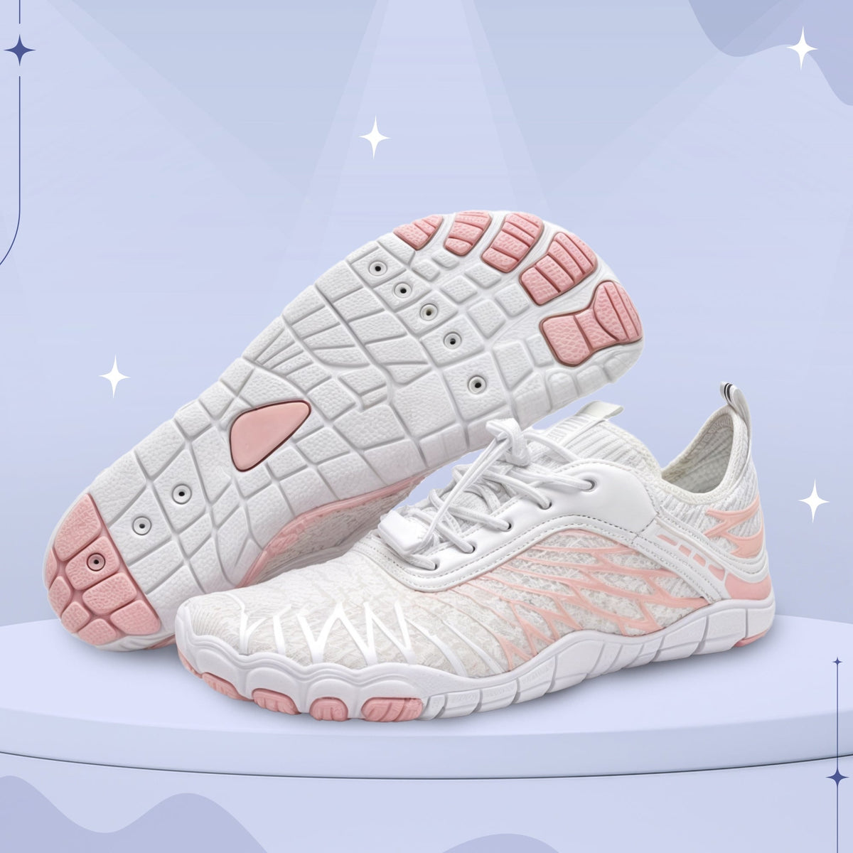 Barefoot Running Shoes Lightweight Minimalist with Wide Toe Box and Flexible Sole - Image 1