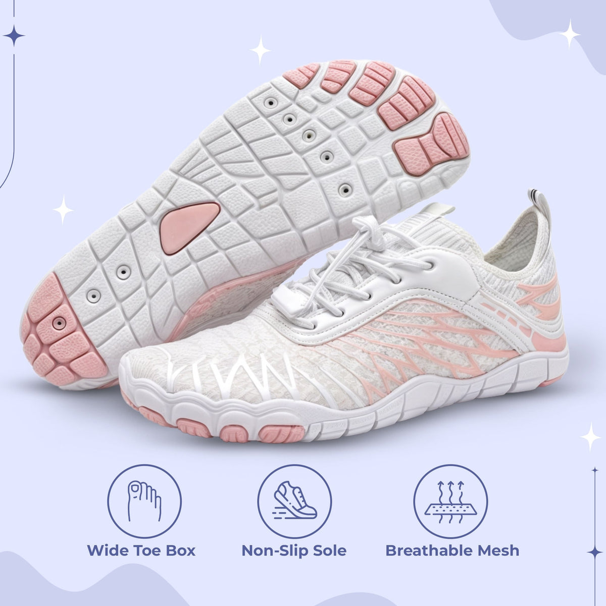 Barefoot Running Shoes Lightweight Minimalist with Wide Toe Box and Flexible Sole - Image 17
