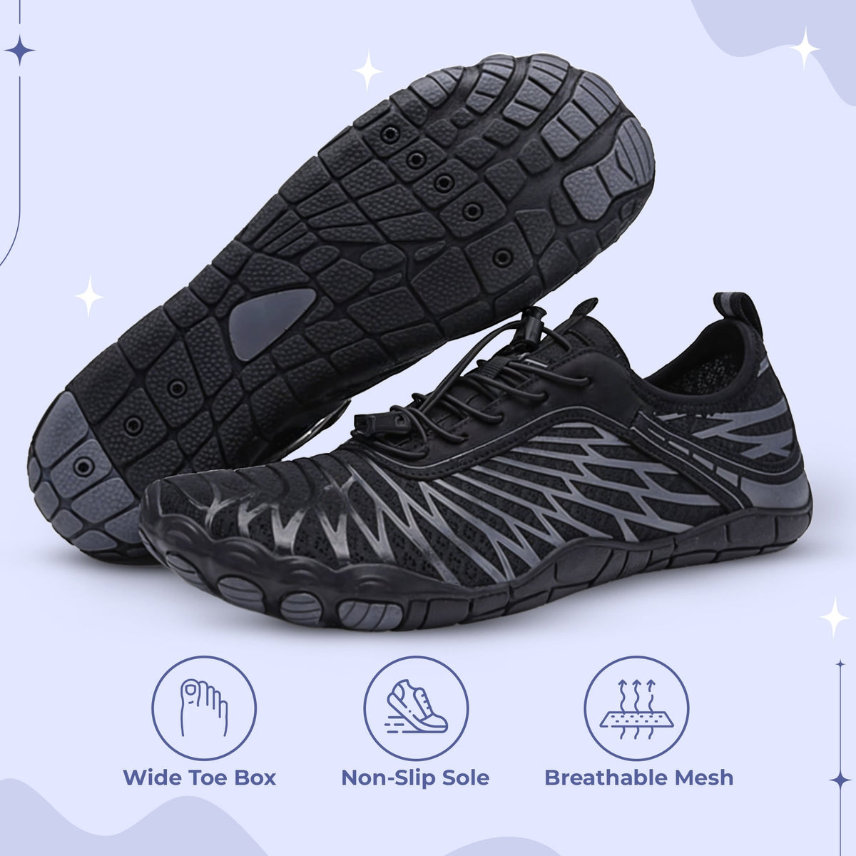 Barefoot Running Shoes Lightweight Minimalist with Wide Toe Box and Flexible Sole - Image 9
