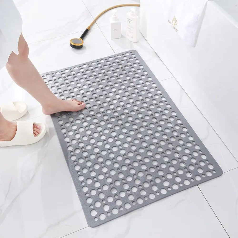 Bathroom Shower Mat with Non-Slip Suction Cups and Drainage Holes - Image 2