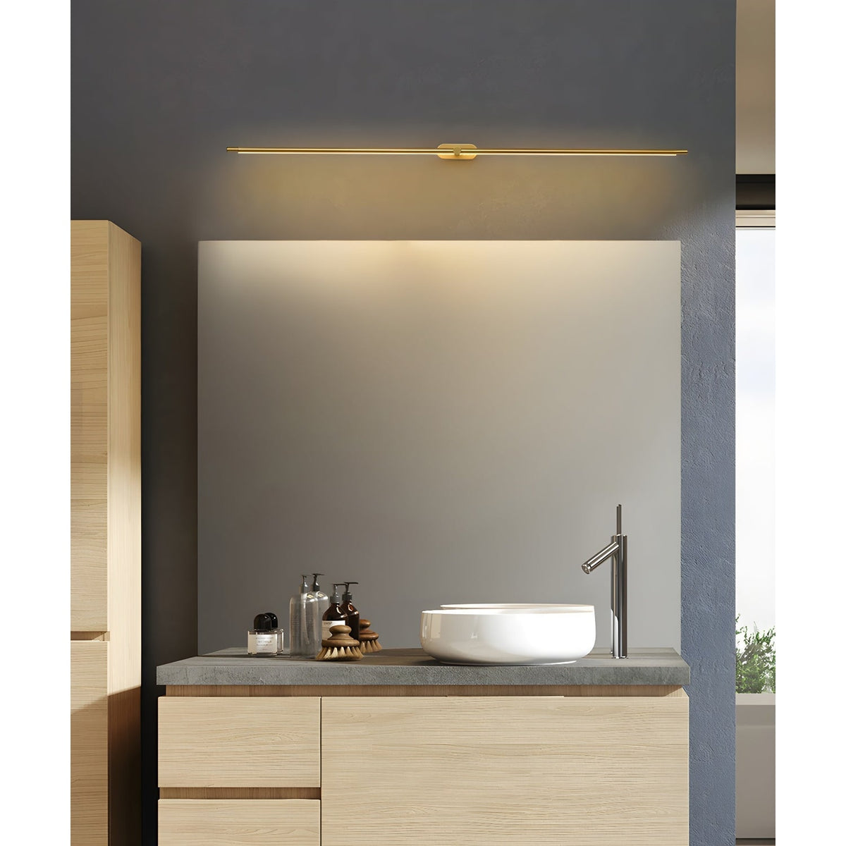 Bathroom Vanity Light Fixtures with LED Bar and Modern Minimalist Design - Image 11