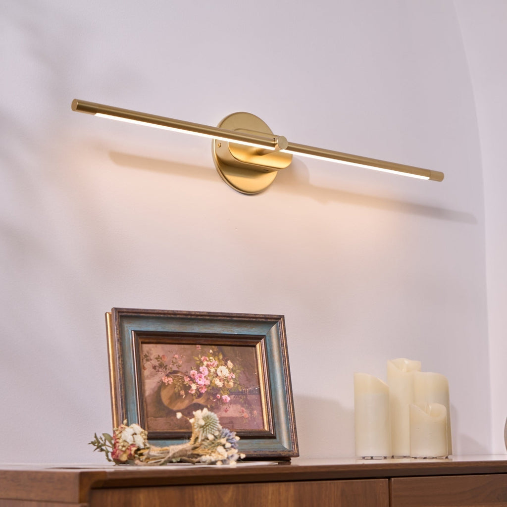Bathroom Vanity Light Fixtures with LED Bar and Modern Minimalist Design - Image 44